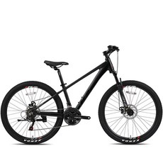 케이투바이크 토크 S5 26인치 시마노21단 이너케이블 입문용 MTB 자전거, 1개, 168cm, 스텔스 블랙