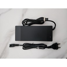 바이크타임 전기자전거 전동킥보드 스쿠터 각종 전압 호환 리튬이온배터리 일반 충전기, 54.6V 2A (48V 배터리에 적합), (옵션02) 3핀 항공단자 GX16-3, 1개