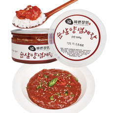 바른장인 국내산 수제 양념순살게장 300g, 1개