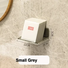 3478 욕실 거울 캐비닛 보관함 벽걸이 홈 세면대 화장품 학생 메이크업 선반, 02 Small Grey, 04 2pcs, 02 Small Grey