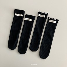 브로디제인 겨울 아기 블랙 삭스