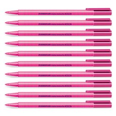 STAEDTLER 스테들러 형광펜 362, 10개, 핑크 (362-23)