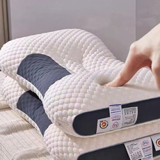 보보니 고중량 목편한 기능성 숙면 경추 베개 2p, 2개, 화이트