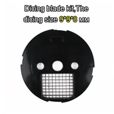 야채 슬라이서 교체 블레이드 키트 큐브 절단 오이 당근 사이즈 부품 액세서리, 9mm
