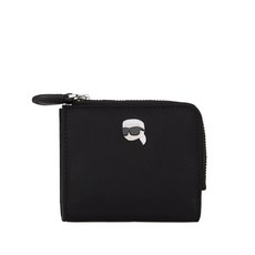 칼 라거펠트 아이콘 핀 지퍼 지갑