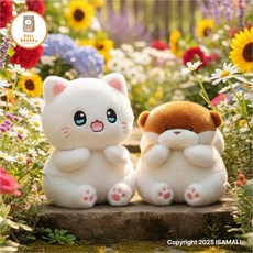 우소우소짱 코네코짱 인형 속았지 27cm 브라운 공식라이선스 정품, 1개 1개