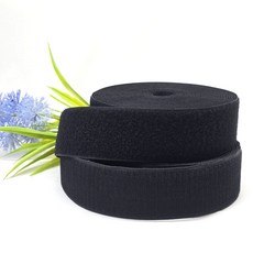 재봉용 벨크로 50mm (10M) 검정, 1개