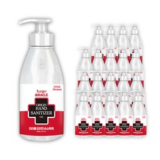 한국미라클피플사 펌프형 미라클 손소독제 500ml 20개 1박스