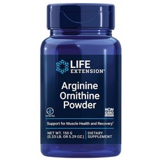 라이프익스텐션 아르기닌 오르니틴 파우더 150g 224997, 1개
