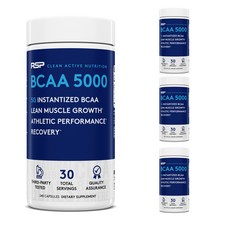 알에스피 BCAA 5000 캡슐, 240정, 4개