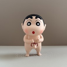 목욕 파트너 크레용 신짱 장식품 피규어 장난감 욕실 장식품 데스크탑 홈 액세서리 창의적인 주변기기, 시원한 샤오신—11cm