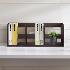 [홈퍼니] 심플 60cm 1단 책꽂이, 월넛