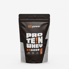 GOPower 果果能量濃縮乳清蛋白飲 純粹那堤 隨時補充蛋白質 健身運動愛好者首選, 500g, 1包