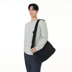 안다르 맨즈 스퀘어 크로스백 ENTBG-10 854811, F, 차콜[ENTBG-10CHA]