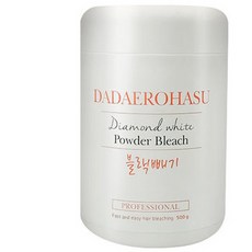 이로하스 다이아몬드 화이트 파우더 블리치 탈색제 블랙빼기, 1개, 500g