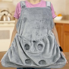 促銷 抱貓圍裙防粘毛寵物背帶包圍裙抱貓袋袋鼠圍裙寵物衣服柔軟珊瑚絨擼貓神器貓用品FCSK, [重磅升級]灰色*有洞*15斤內通用, 1個