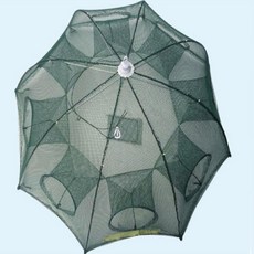 우산통발 투망 어망 낚시 민물 그물 그물망 계곡 통발, 디크리 자동통발 8구