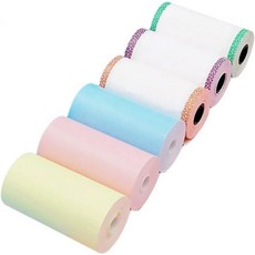 12 롤 인쇄 가능 스티커 종이 57x30mm 자가 접착식 Paperang P1P2 포켓 열 프린터용 직열, 12 롤 인쇄 가능 스티커 종이 57x30mm 자가 접