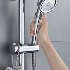생활의신 슬라이드바 만능 각도조절 샤워기거치대
