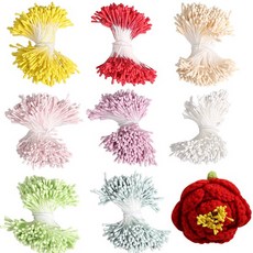 꽃술조화(약400개) [5030] / 꽃만들기 재료 꽃수술, 아이보리