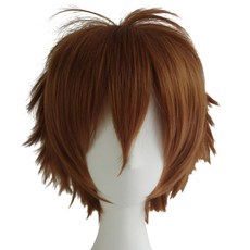 Partybok 卡通國王汽車12派對假髮, 棕色