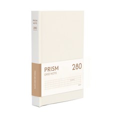 인디고 프리즘 280 모눈 양장 노트 (B6 32절), 크림, 1개