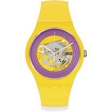 Swatch 스와치 PURPLE RINGS 옐로우 New Gent SO29J100 손목시계 yellow 브랜드 추천 445655