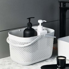 피케이팜 물빠지는 다용도 목욕바구니, 그레이