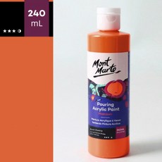 Marte 아크릴물감 240ml Mont Sienna 몽마르트 Burnt, 1개