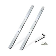 원형톱 키트 그라인더 페스툴 마키타 드왈트 트랙 톱 롱컷용 가이드 레일 커넥터 액세서리 71358 482107 안전한 절단을 위한 통합 T슬롯에 트리톤 2개 실버, Sliver