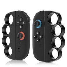 닌텐도 스위치 2용 GLDRAM 피트니스 복싱 그립 (2025) 조이콘 Swicth 2 스포츠 및 게임용 인체공학 컨트롤러 핸들 액세서리 - 블랙 (2팩), Black