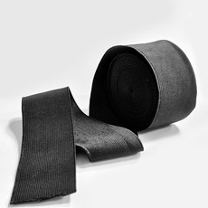 국산 50mm 고탄성 허리 밴딩 고무줄 고무밴드 90cm, 5개, 블랙