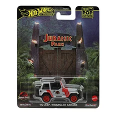 새로운 핫 휠 팝 문화 2025 tmnt 파티 왜건 쥬라기 공원 Gi Joe 포르쉐 지프 1:64 스케일 다이캐스트 차량, 02 Jeep 호환 Wrangler Sahara