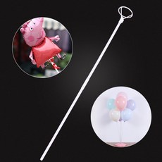풍선막대 컵 스틱 꽂이 장식 풍선대 80cm RD-09854, 1개, 상세페이지 참조