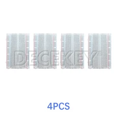 1-10pcs 400 타이 포인트 솔더리스 PCB 브레드 보드 미니 범용 테스트 Protoboard DIY 빵 버스 회로 기판, [02] 4 pcs