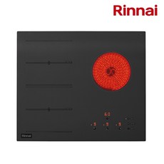 린나이 3구 하이브리드 전기레인지 HYF3200 (타공사이즈 560x430/480 공용), HYF3200N, 빌트인