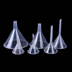 120ml 1/2 인치입 Dia 실험실 깔때기 이동 향수 플라스틱 여과기 깔때기, 한개옵션0