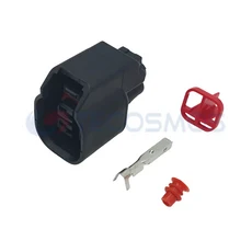 1/5/10 세트 2핀 메탄올 EV6에서 EV1로 변환 여성용 연료 인젝터 노즐 소켓 플러그 커넥터 쉐비용 DJ7023C-, 02 1SET With Pin