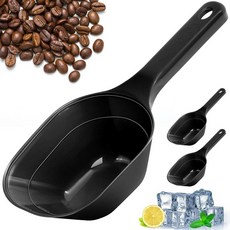 2PACK 개고양이 사료 스쿱 계량컵 컵 용량의 다용도 플라스틱 애완동물 정밀한 양 조절을 위한 계량선 및 2컵 블랙 2개, Blue and Pink, 2