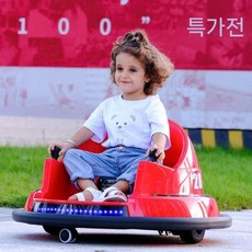 어린이 전기 자동차 유아 범퍼 장난감 자동차는 원격 제어 4 바퀴가 달린 베이비카로 사용할 수 있습니다., 다른, 빨간색, 1개
