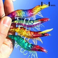 나올 마쉬에기 85 심해갑오징어 한치 새우 쉬림프 에기, 1개, 13g, #11 스칼렛