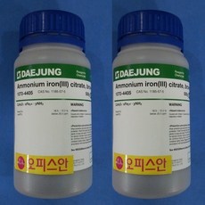 구연산제2철암모늄 / 구연산제이철암모늄 갈색 (CP/EP) 25G 500G/1KG (kor) Ammonium iron(III) citrate brown, SAM-EP(25G)
