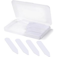 비빈 112P 드레스 셔츠 칼라 인서트 흰색 플라스틱 스테이와 보관 홀더 남성용 4가지 다양한 사이즈의 보이지 않는 보강재2 2.2 2.5 2.7