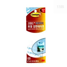 투명테이프 3M 코맨드 투명 리필 테이프 중형 6매, 1개