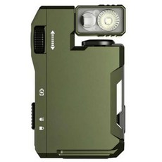 德國製造 臺灣出貨-全新保真 G5 EDC light 400 lumens 可充電EDC磁性便攜式迷你手電筒, 綠色, 1個