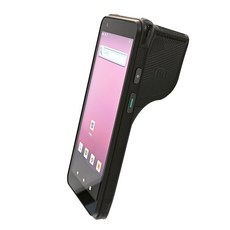 CARIBE 최신 휴대용 바코드 스캐너 접착식 열 프린터 안드로이드 13 6 인치 4G, AU, Printer