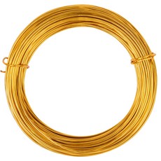 철사 분재 공예 와이어, 1개, 02.금색[2mm x 35m]