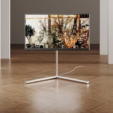 75인치 티비거치대 실버 티비 스탠드 대형 이젤 고급, 실버 - X형 40-65인치