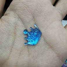 2cm 半面王冠型, 2cm王冠//天藍, 1個