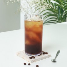 안깨지는 카페 다회용 일자 트라이탄컵, 2개, 18oz